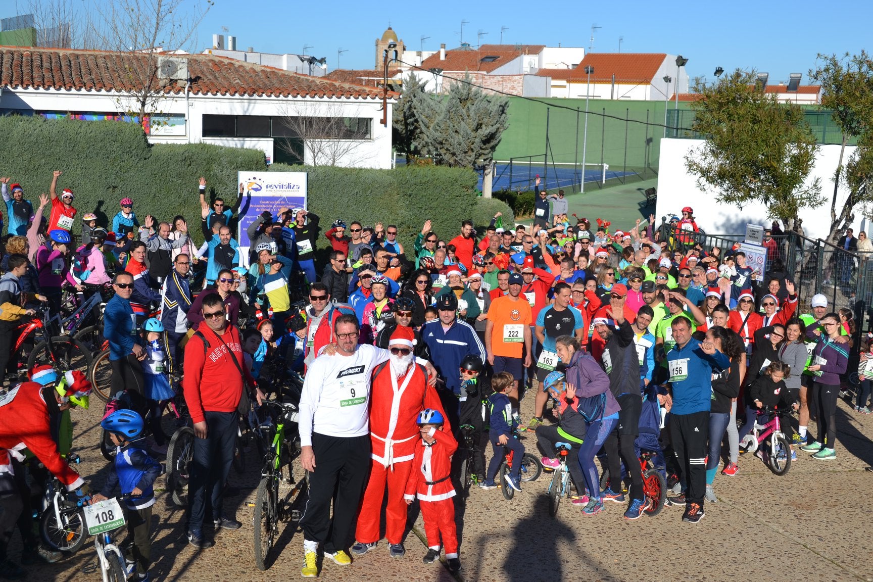 Momentos previos a la salida de la Sansisán 2019