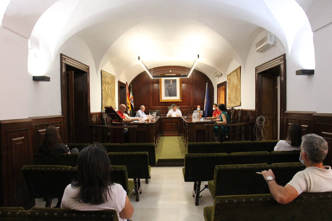 Sesión plenaria de meses antrás en el Ayuntamiento 