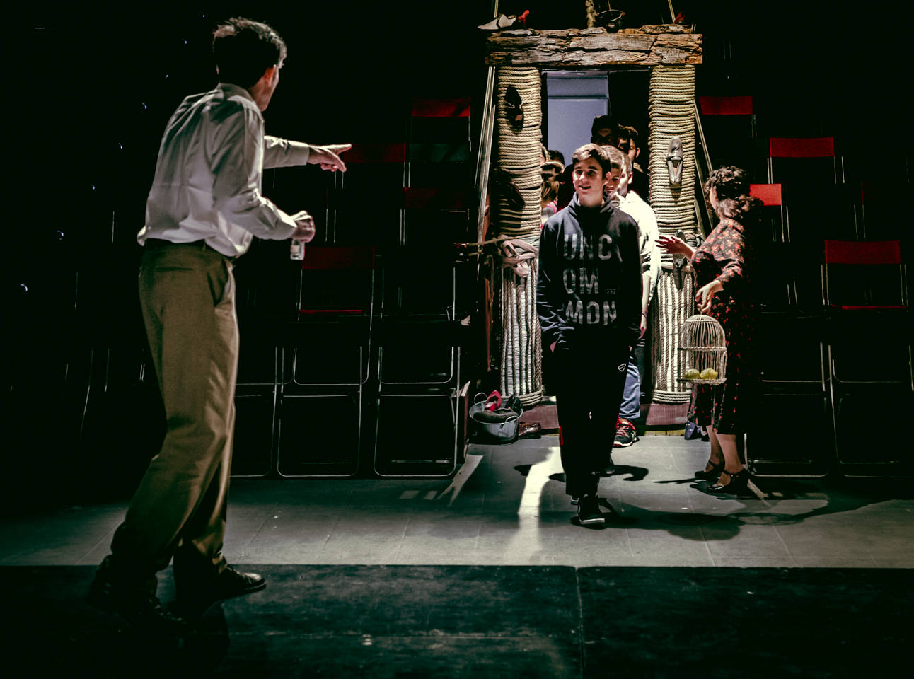 Jóvenes en el teatro 