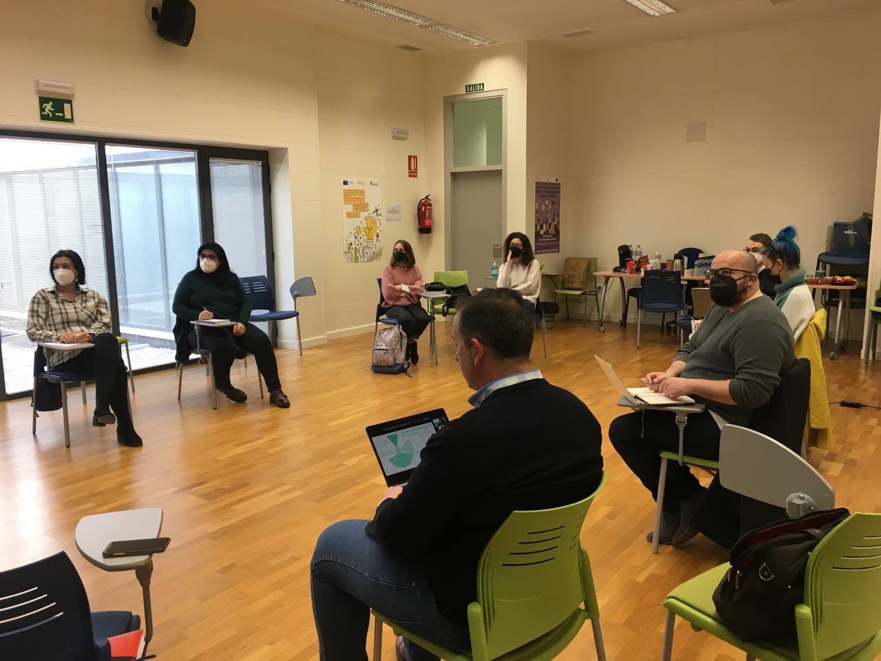 Socios del Ecosistema de Extremadura del Proyecto dRural durante la reunión del pasado 24 de enero 