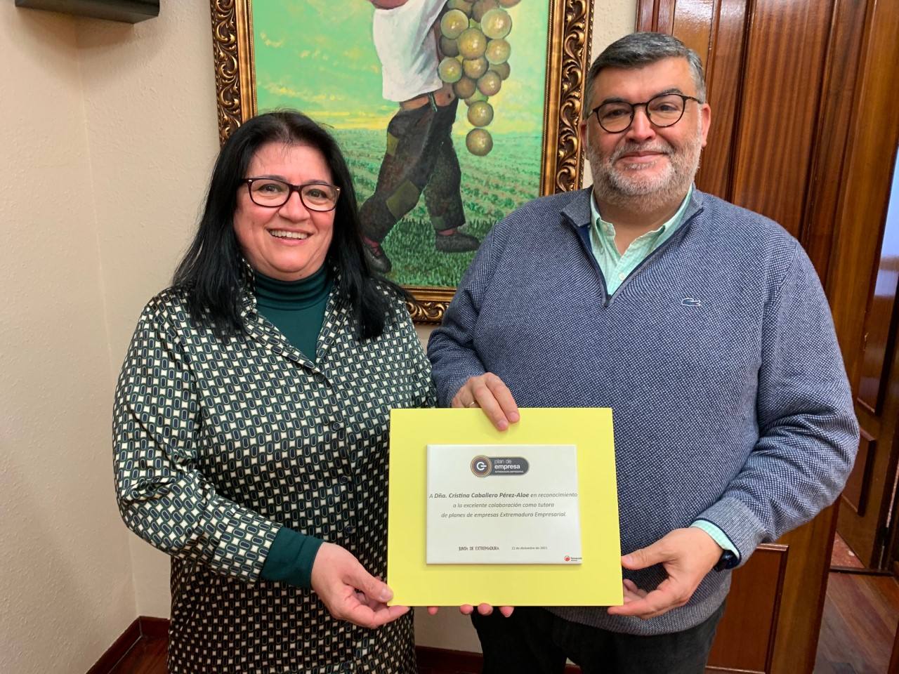 Cristina Caballero Pérez-Aloe recogió este reconocimiento 