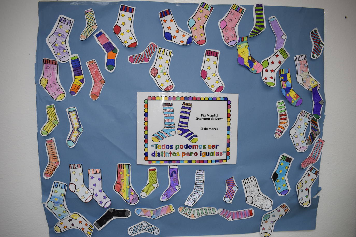 Cartel realizado por los alumnos del Romero para el Día Internacional del Síndrome de Down 