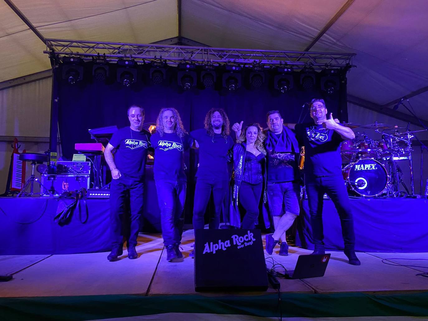 El grupo de música Alpharock 