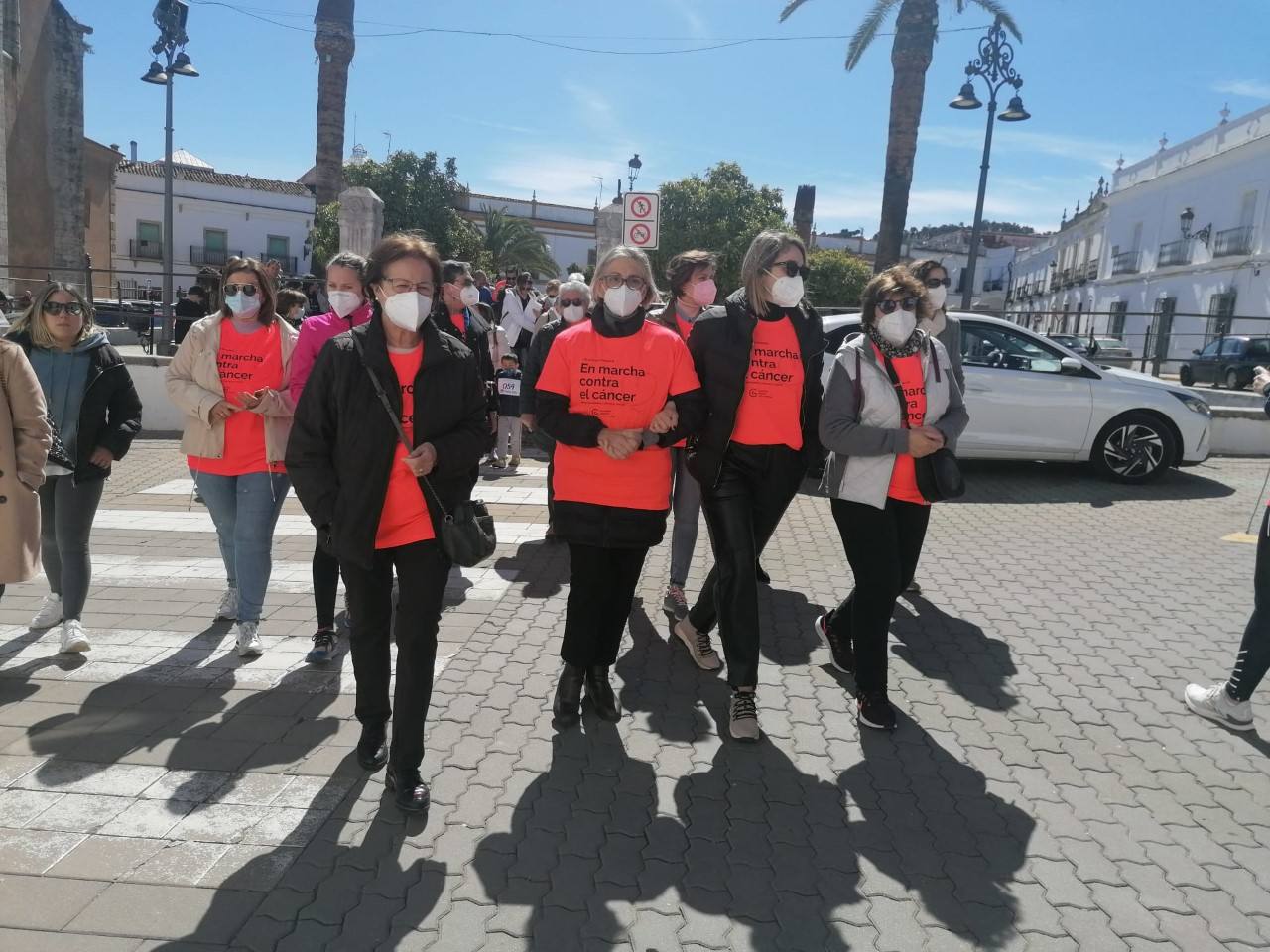 mujeres en la marcha 