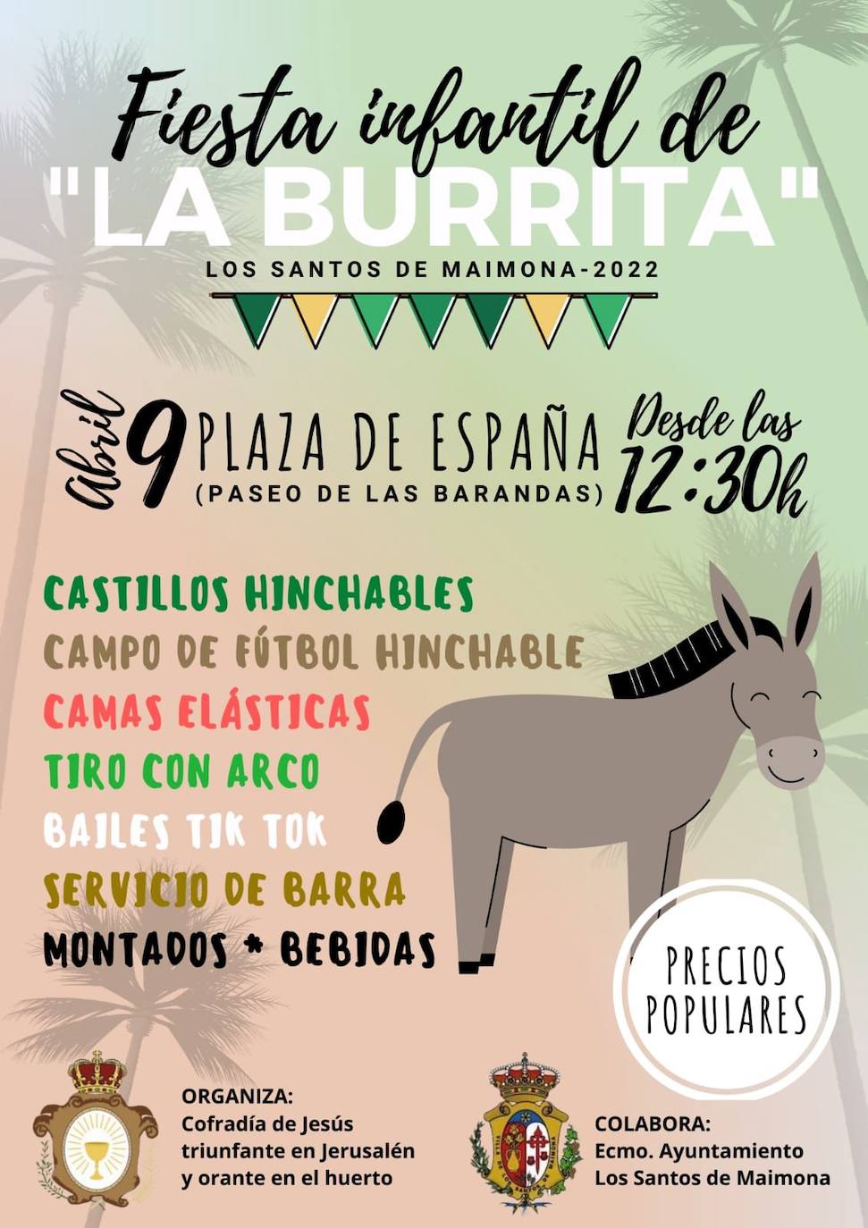 Cartel de la 'Fiesta de la Burrita' 