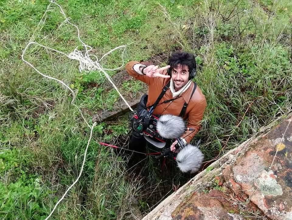 Andrés García Vidal, captando sonidos 