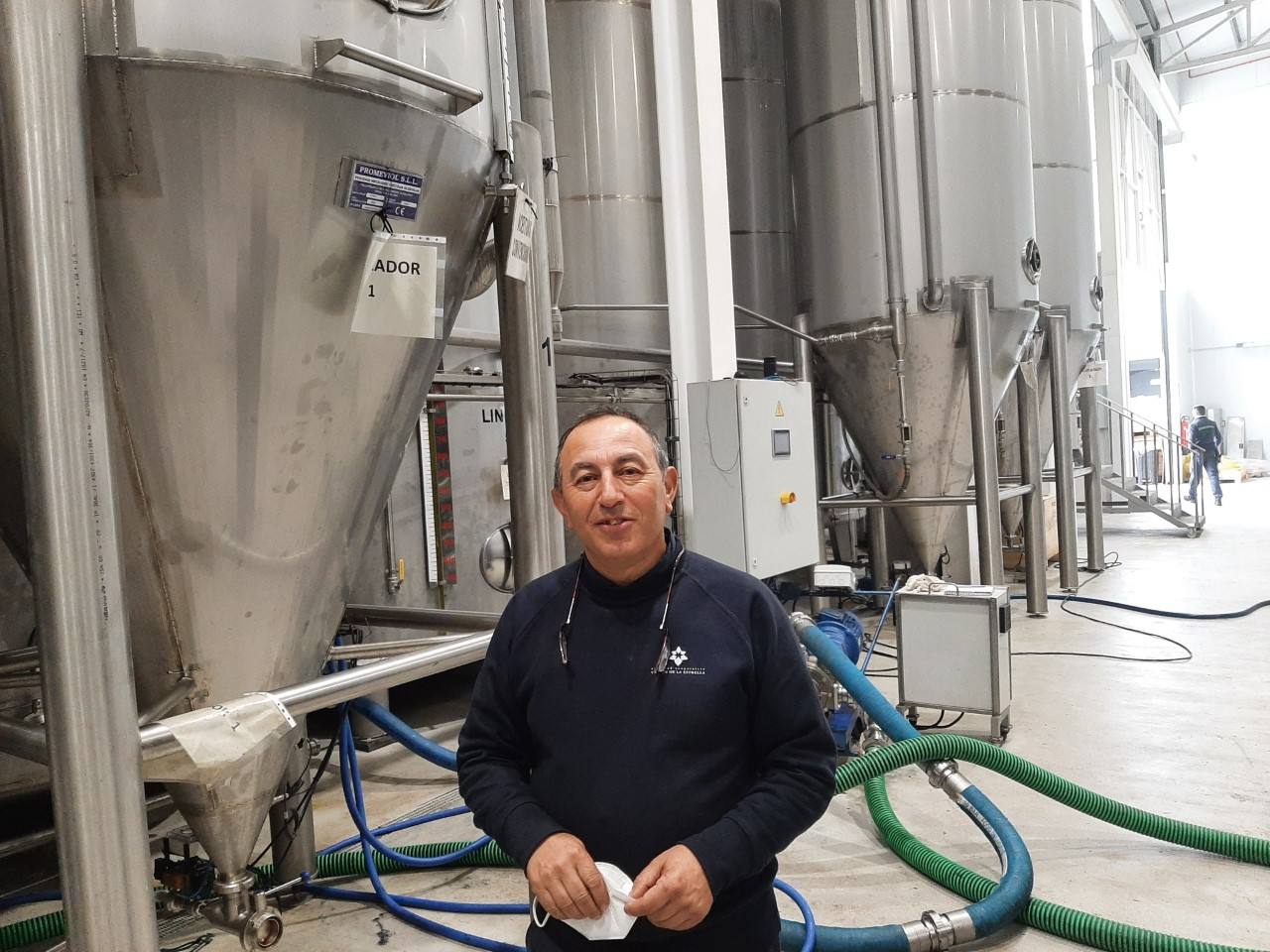 José Lavado, maestro de almazara en la Cooperativa 