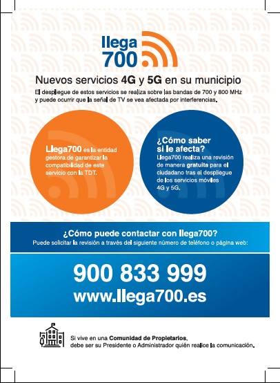Cartel deLlega 700 