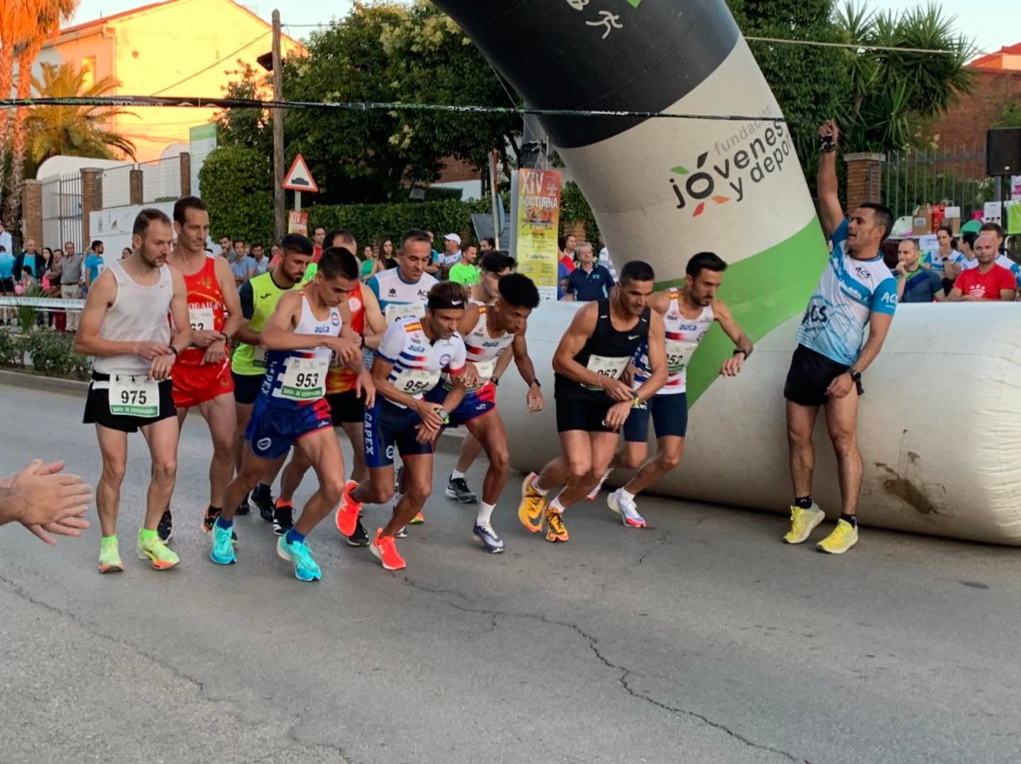 Salida a la milla masculina