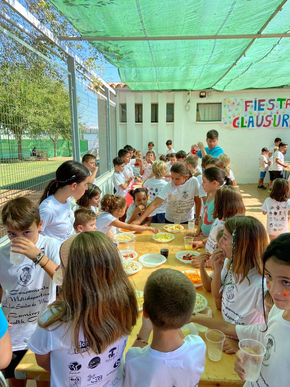 El campamento de verano se clausuró el viernes 