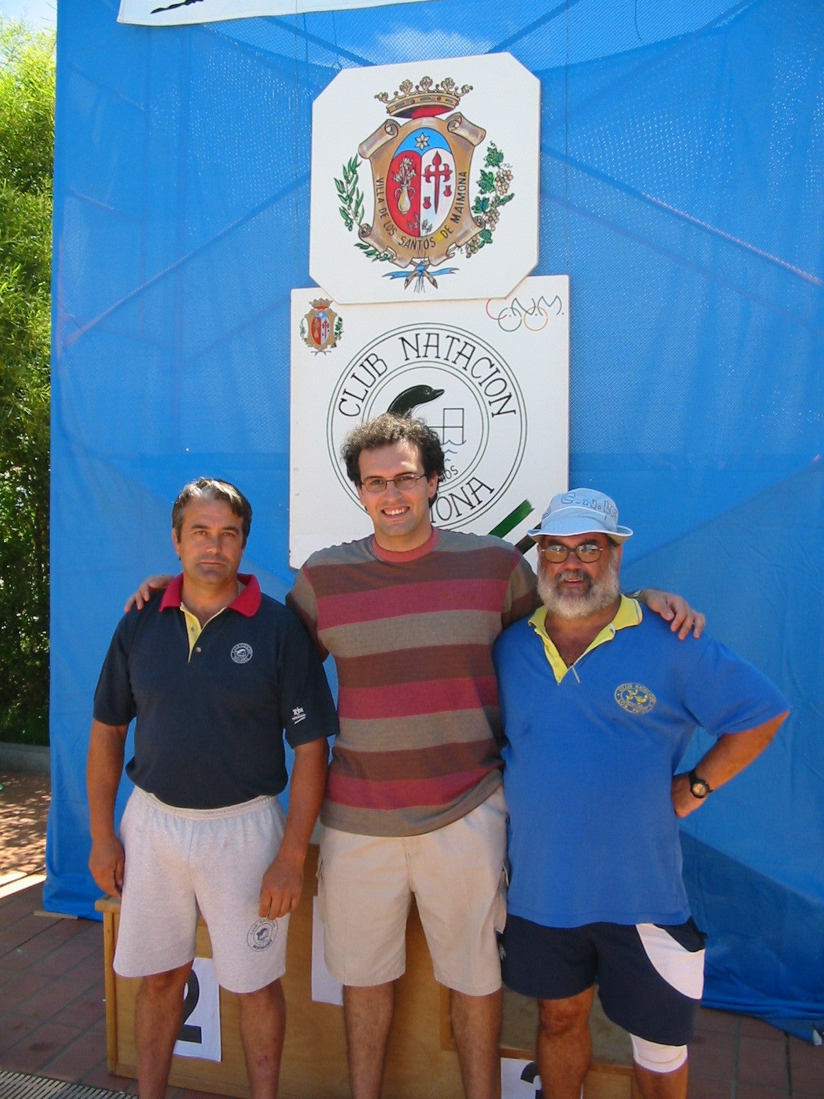 Tres miticos de la natación extremeña 