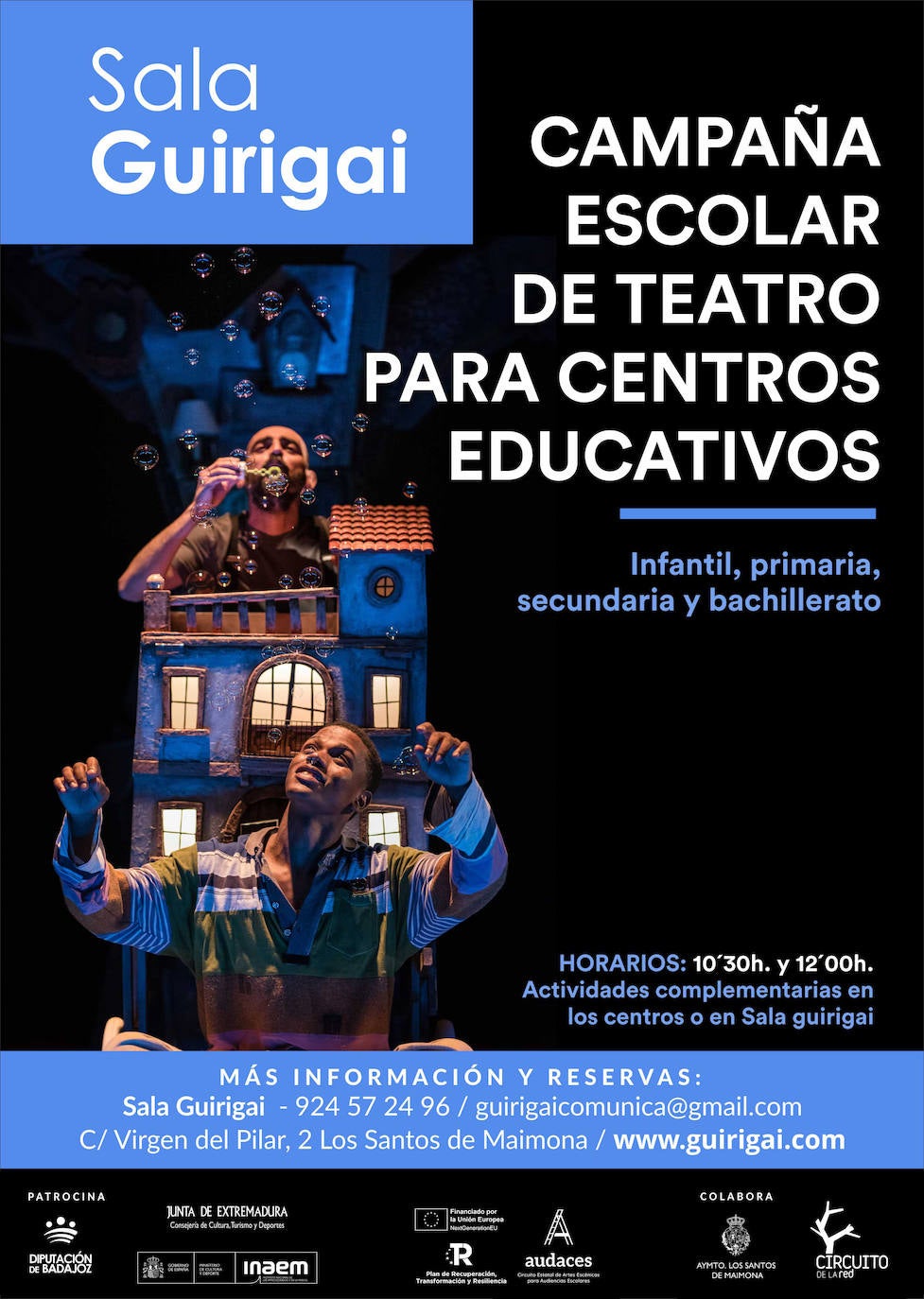 Cartel de la Campaña Escolar Teatral 