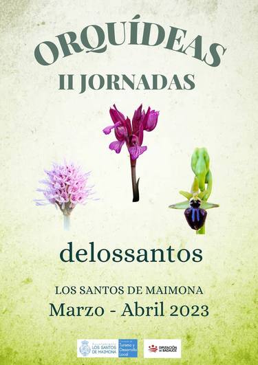 Cartel de las II Jornadas de las Orquídeas