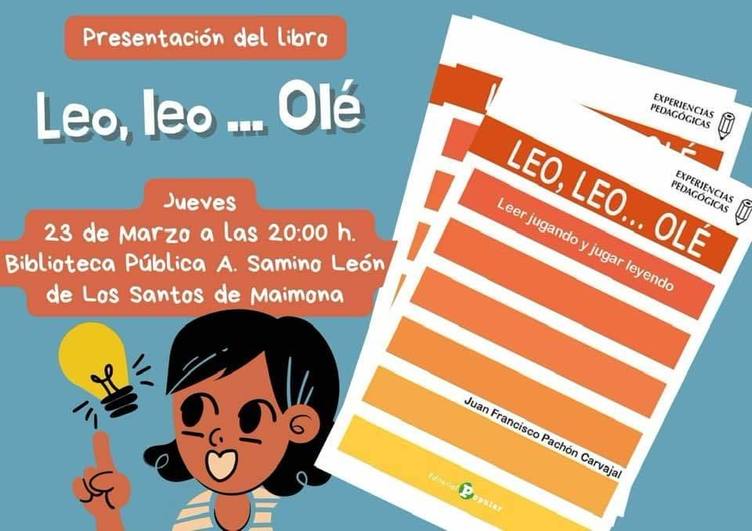 Juan F. Pachón presenta &#039;Leo, leo...Olé&#039;, un libro para fomentar la lectura en niños