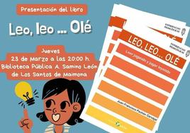 Juan F. Pachón presenta 'Leo, leo...Olé', un libro para fomentar la lectura en niños