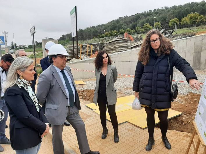 El Consejero de sanidad José Mª Vergeles visita las obras del nuevo centro de salud