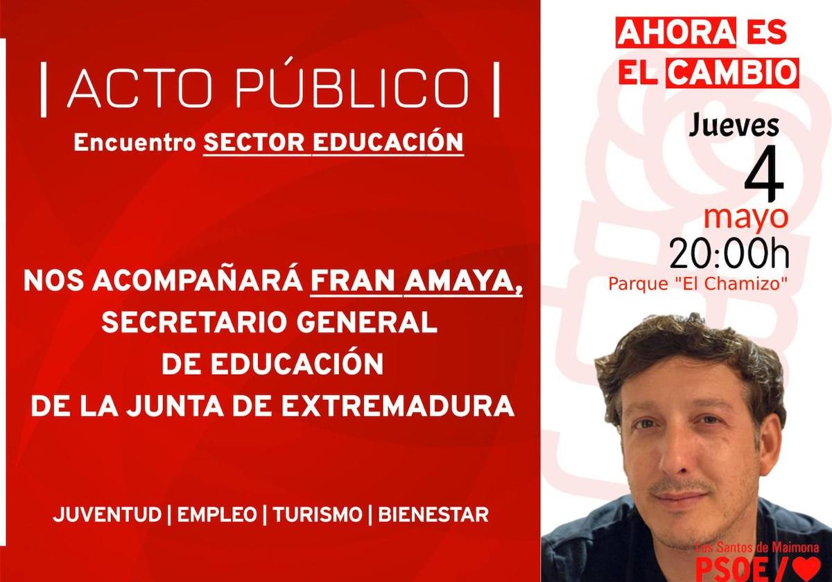 Cartel informativo