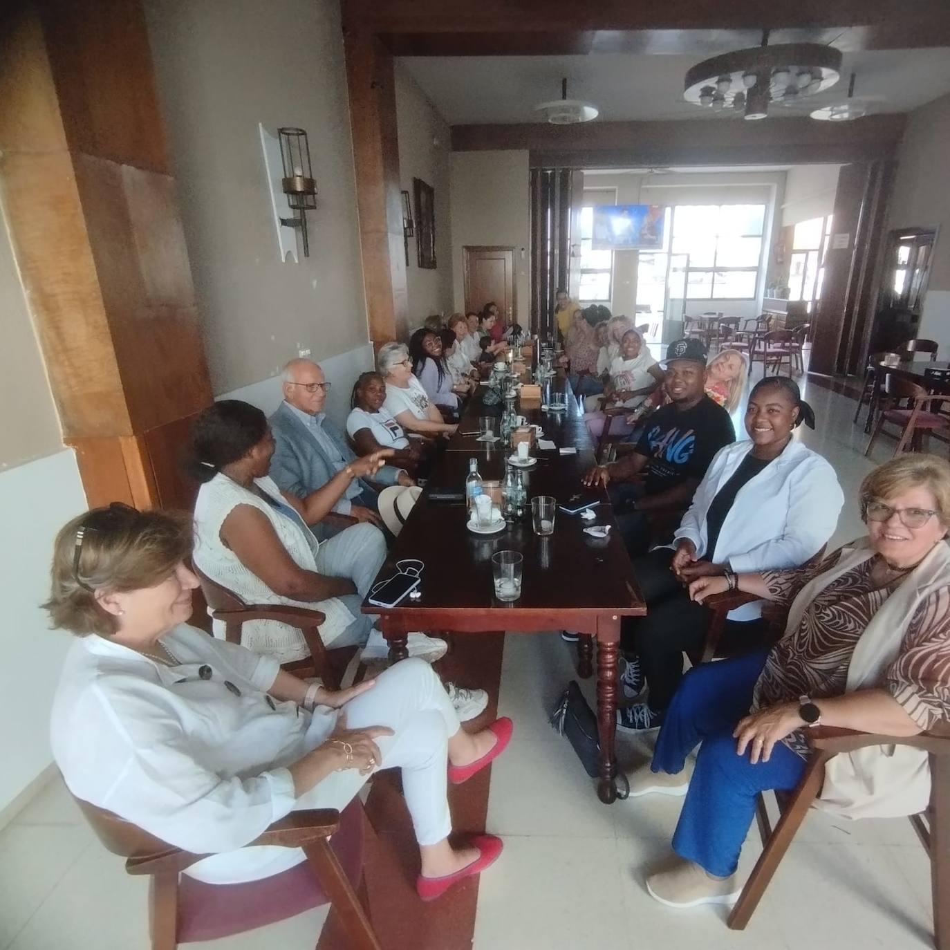 Otro momento del encuentro