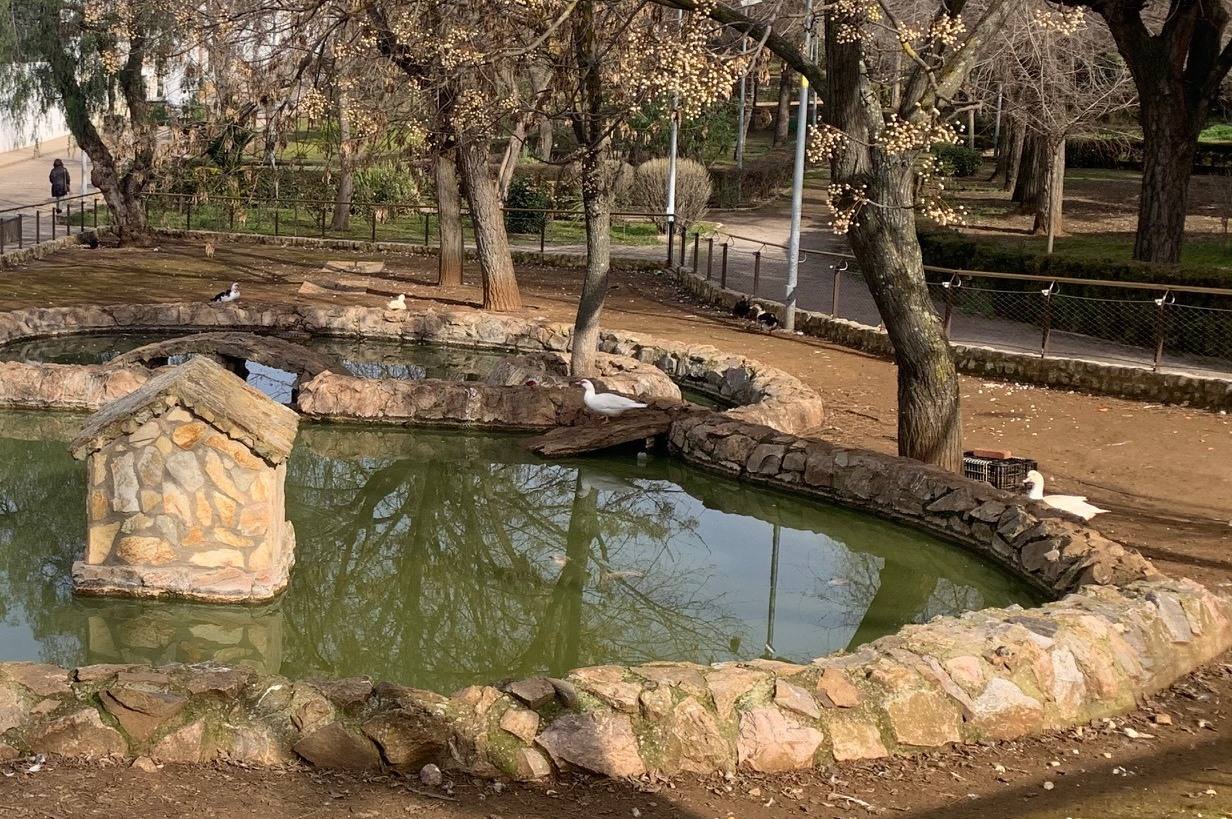 Una zona del parque