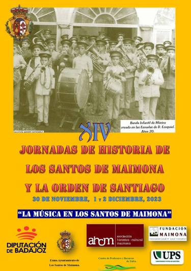 Cartel de las Jornadas de Historia en Los Santos