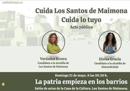 Cartel del acto