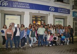 Alegría en la sede del PP