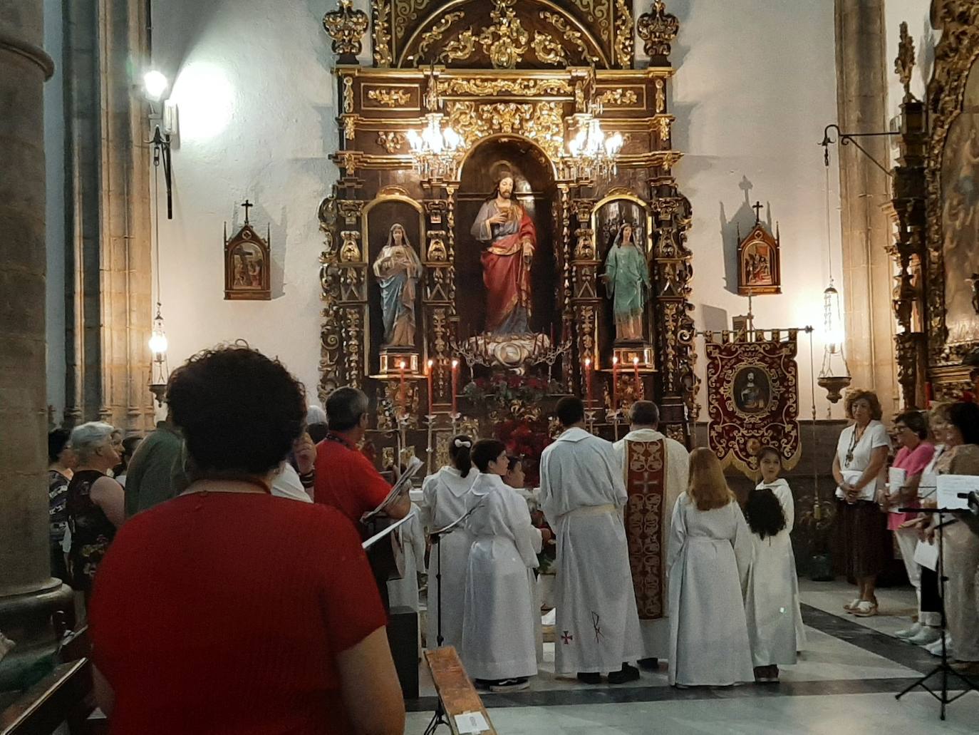 Oración en el altar