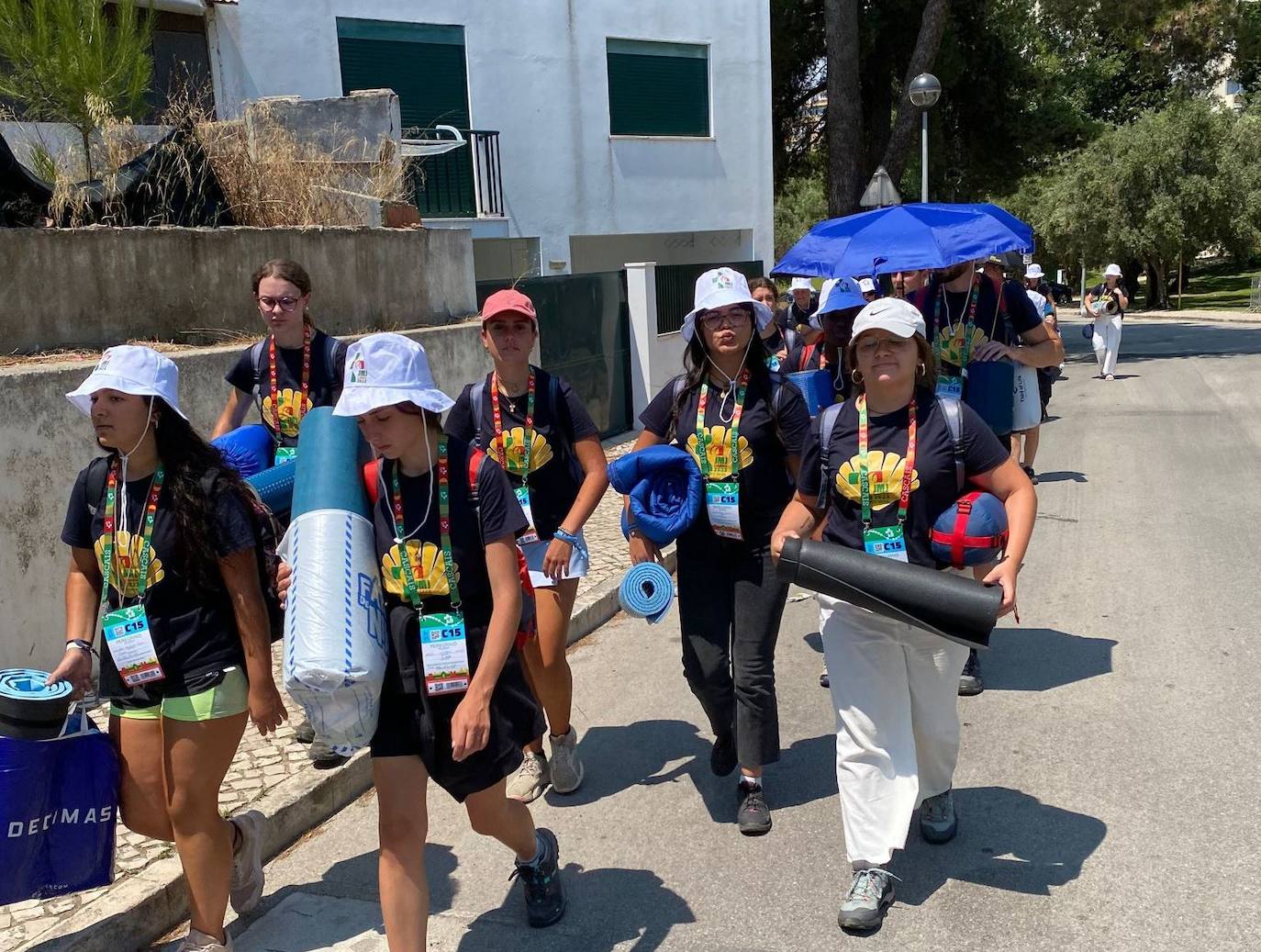 El grupo del Camino de Santiago ya en Lisboa