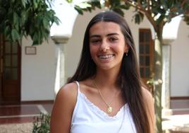 María Sousa, representante del Club de Baloncesto Maimona para las Damas de la Fiesta de la Vendimia 2023