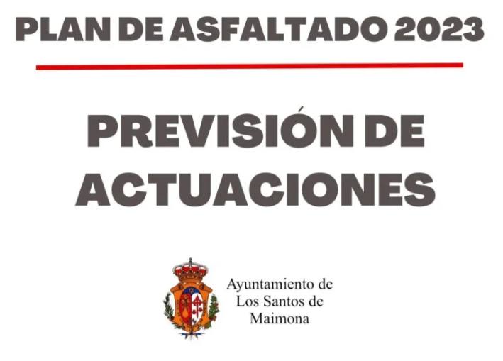 Previsiones en el Plan de Asfaltado Municipal en Vistahermosa