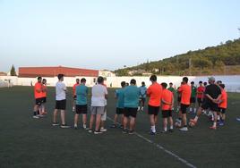 Sesión de entrenamiento de la U.C. la Estrella