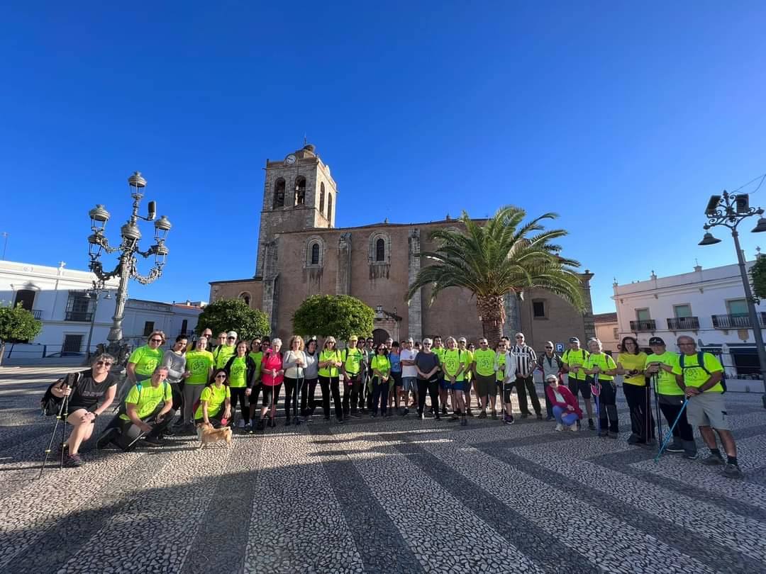 Grupo de caminantes que han realizado la ruta