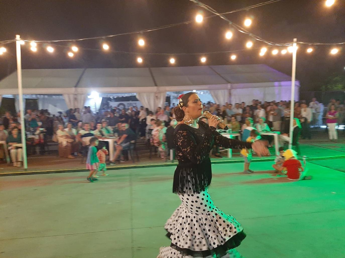 Fani en su pueblo