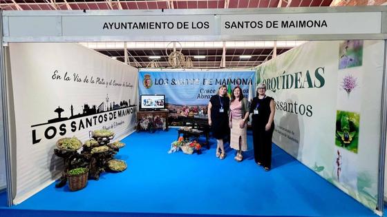 Casi mil vsitantes pasaron por el stand del ayuntamiento de Los Santos de Maimona durante la Feria Internacional Ganadera