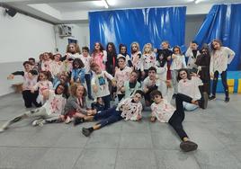 Alumnos participantes en el Romero del Terror