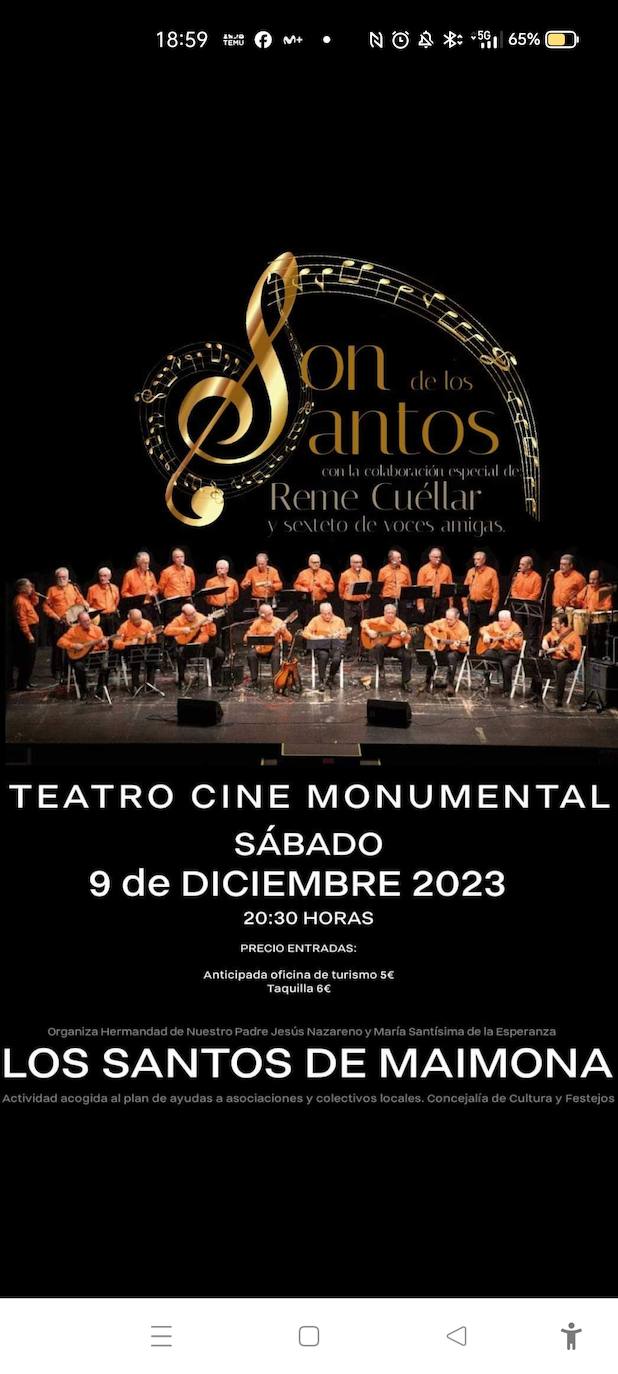 Son de Los Santos estará en el Monumental el 9 de diciembre