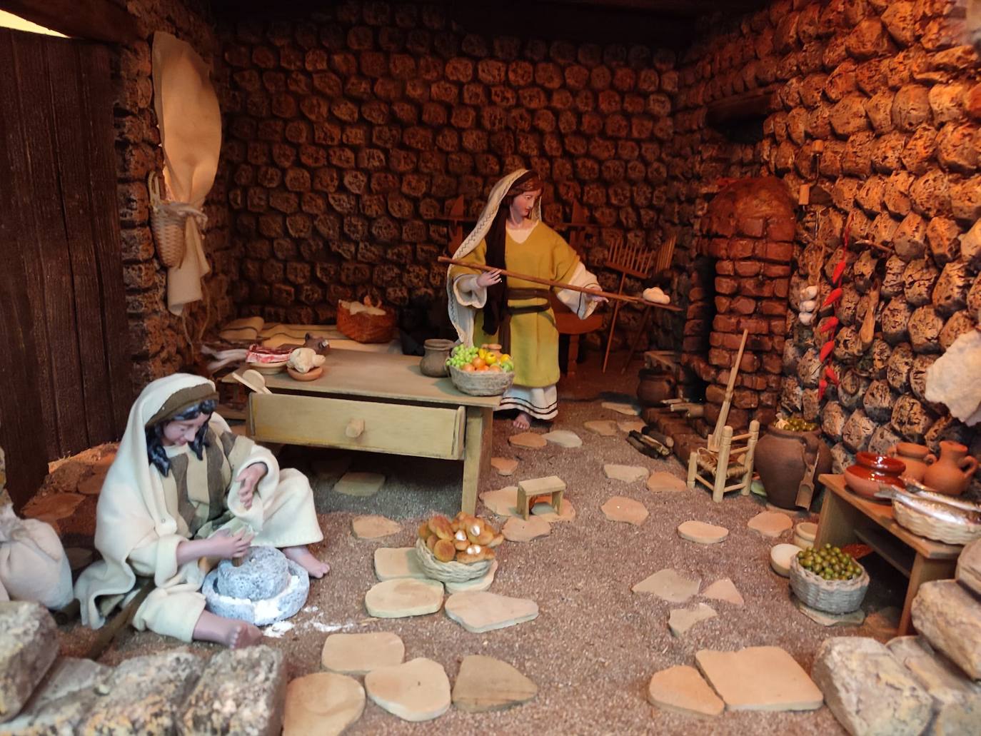 Figuras del belén de Javier Fuentes Becerra