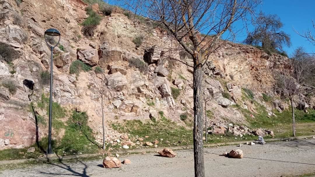 Zona donde suelen caeer piedras 