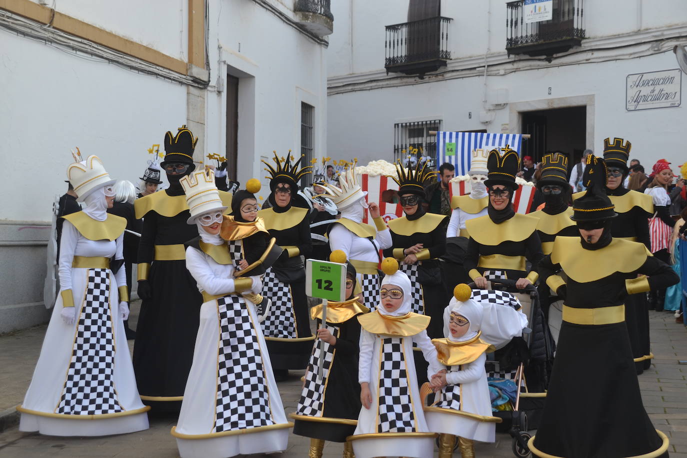 Una de las más vistosas agrupaciones 