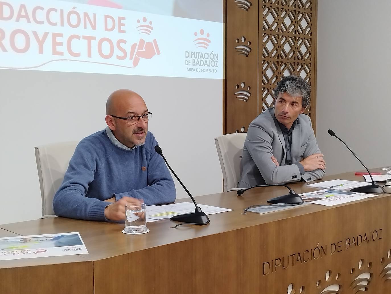 Diputado de Fomento, Francisco José Farrona, y director del Área de Fomento, José Carlos Cobos 