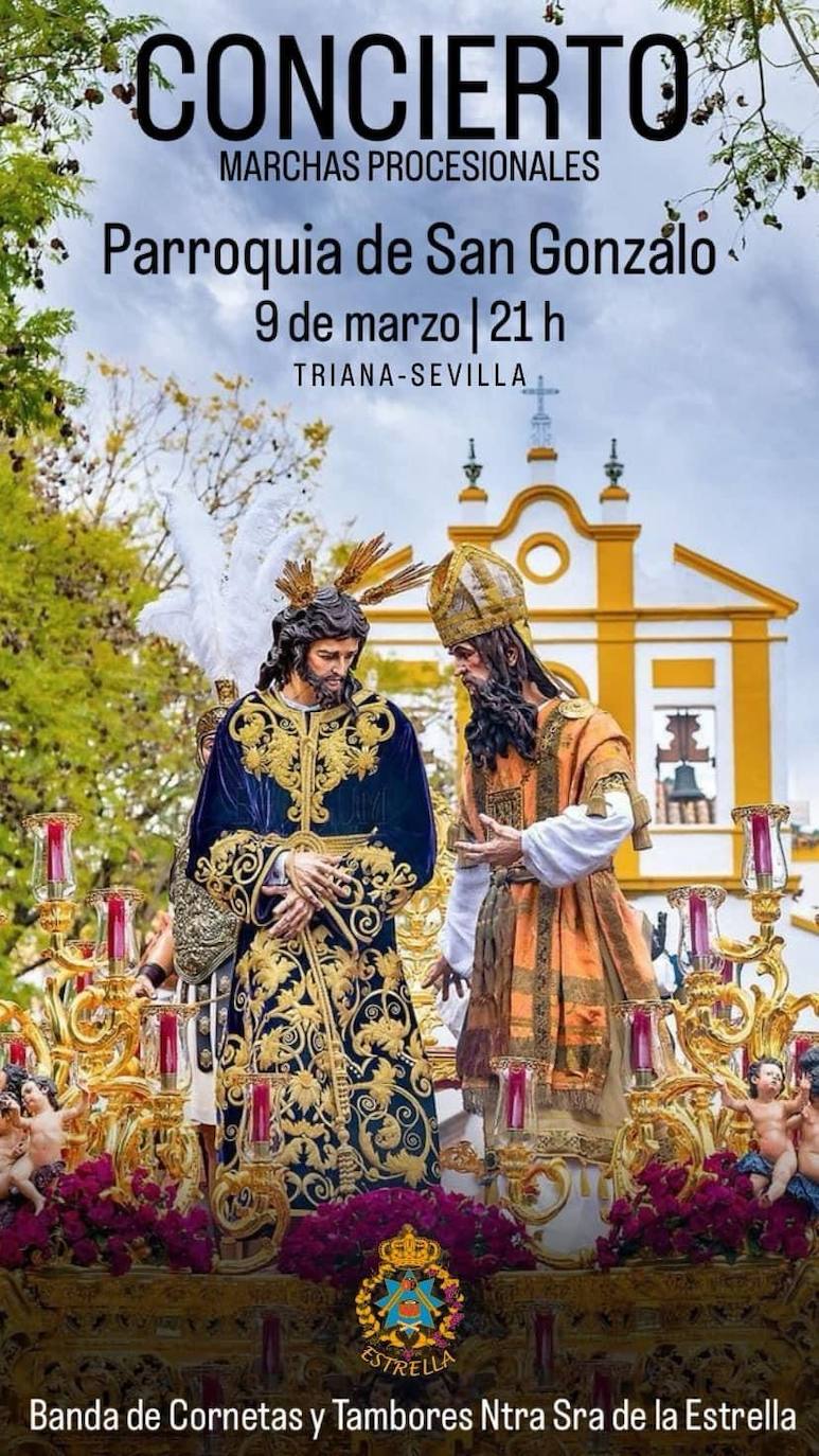 Cartel anunciador del conciertom
