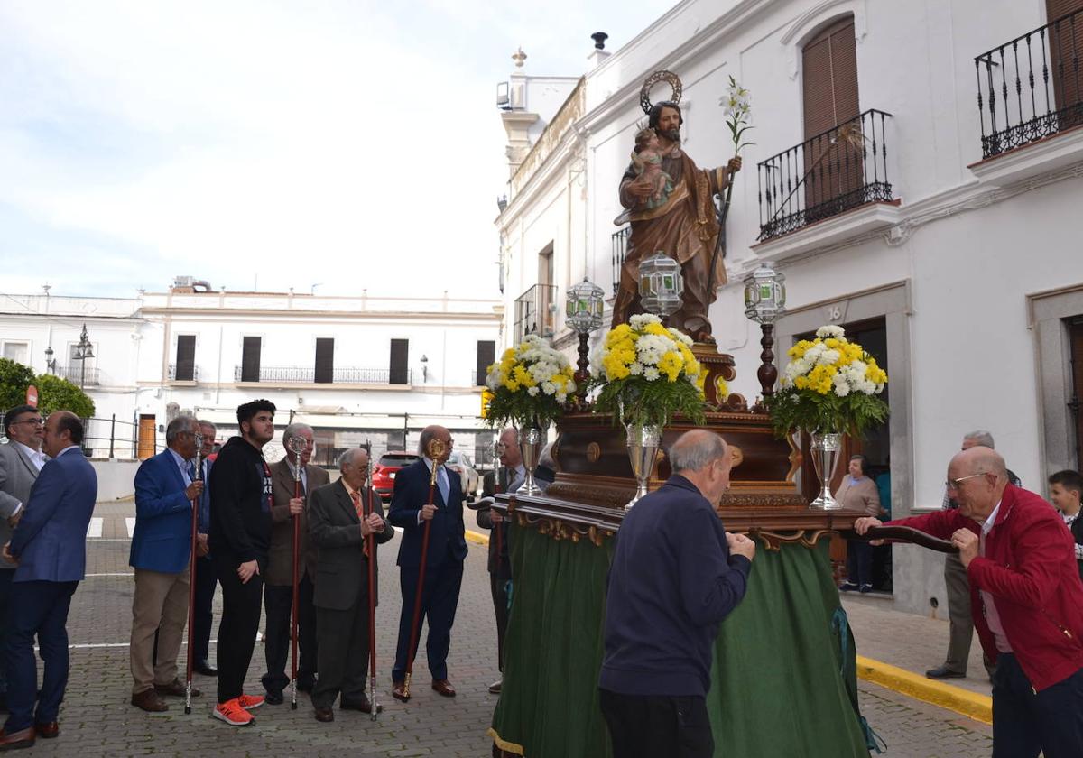 Salida de la imagen de San José