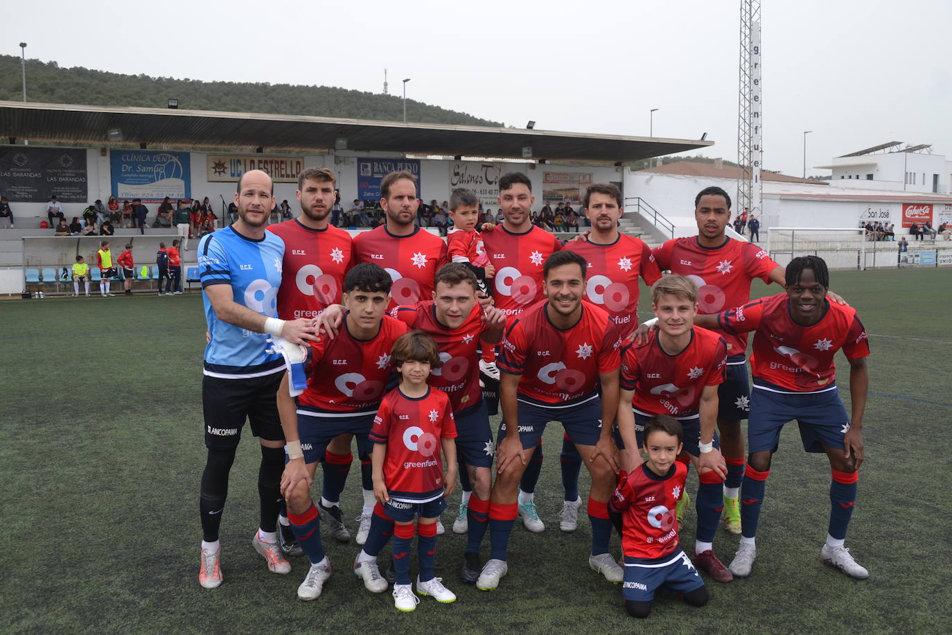 Once inicial frente al Oliva