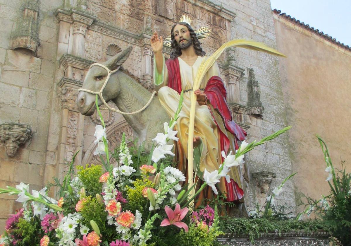 Imagen de Jesús Triunfante en Jerusalen