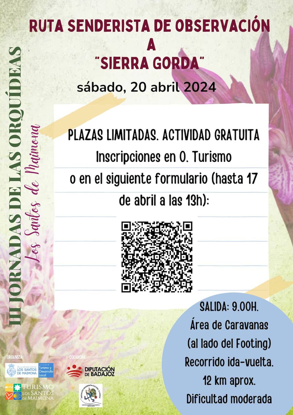 Abierto el plazo de inscripción para la Ruta senderista de Observación de las Jornadas de las Orquídeas