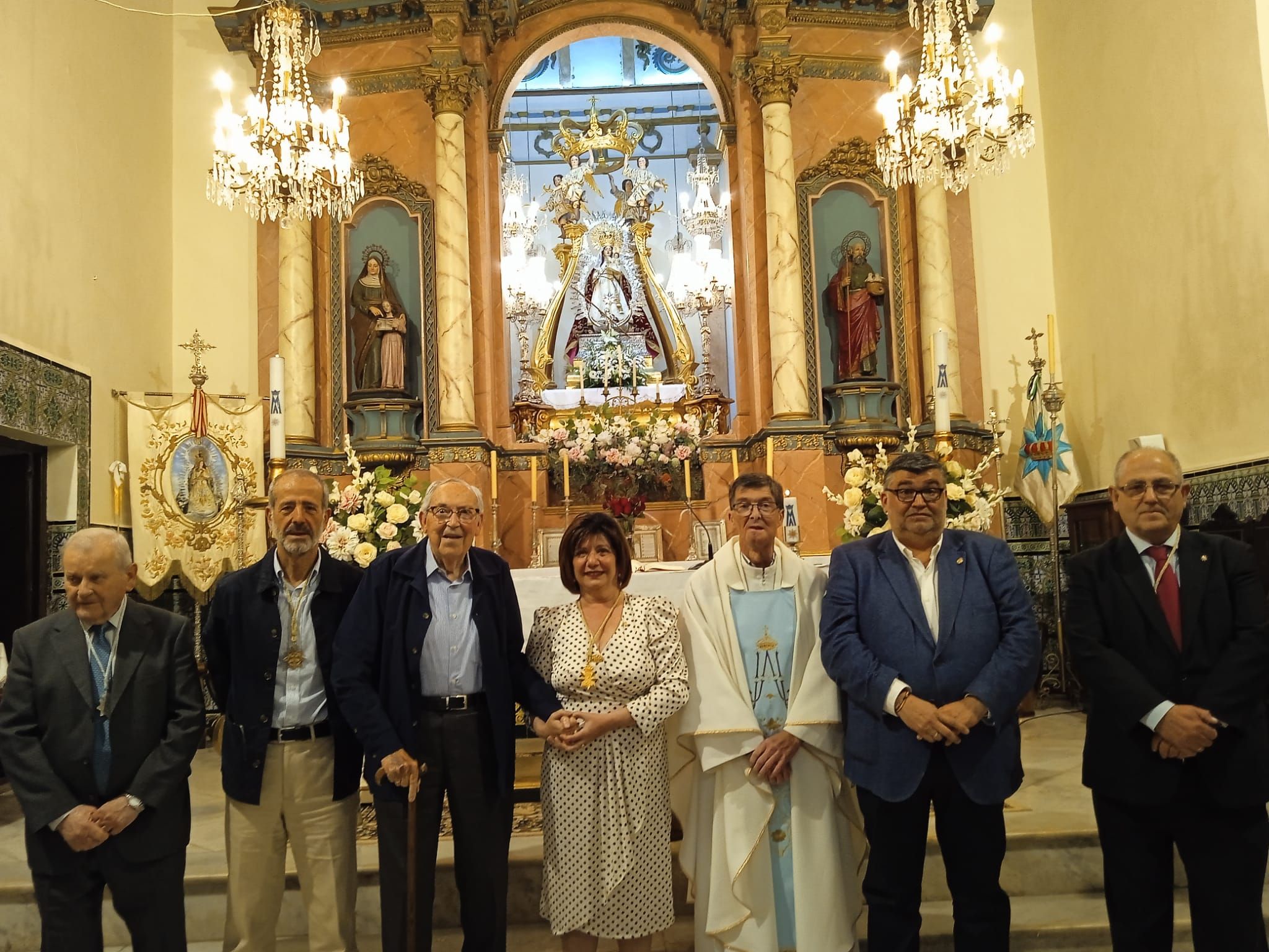 A la jura de la nueva mayordoma acudieron el alcalde y tres ex- mayordomos