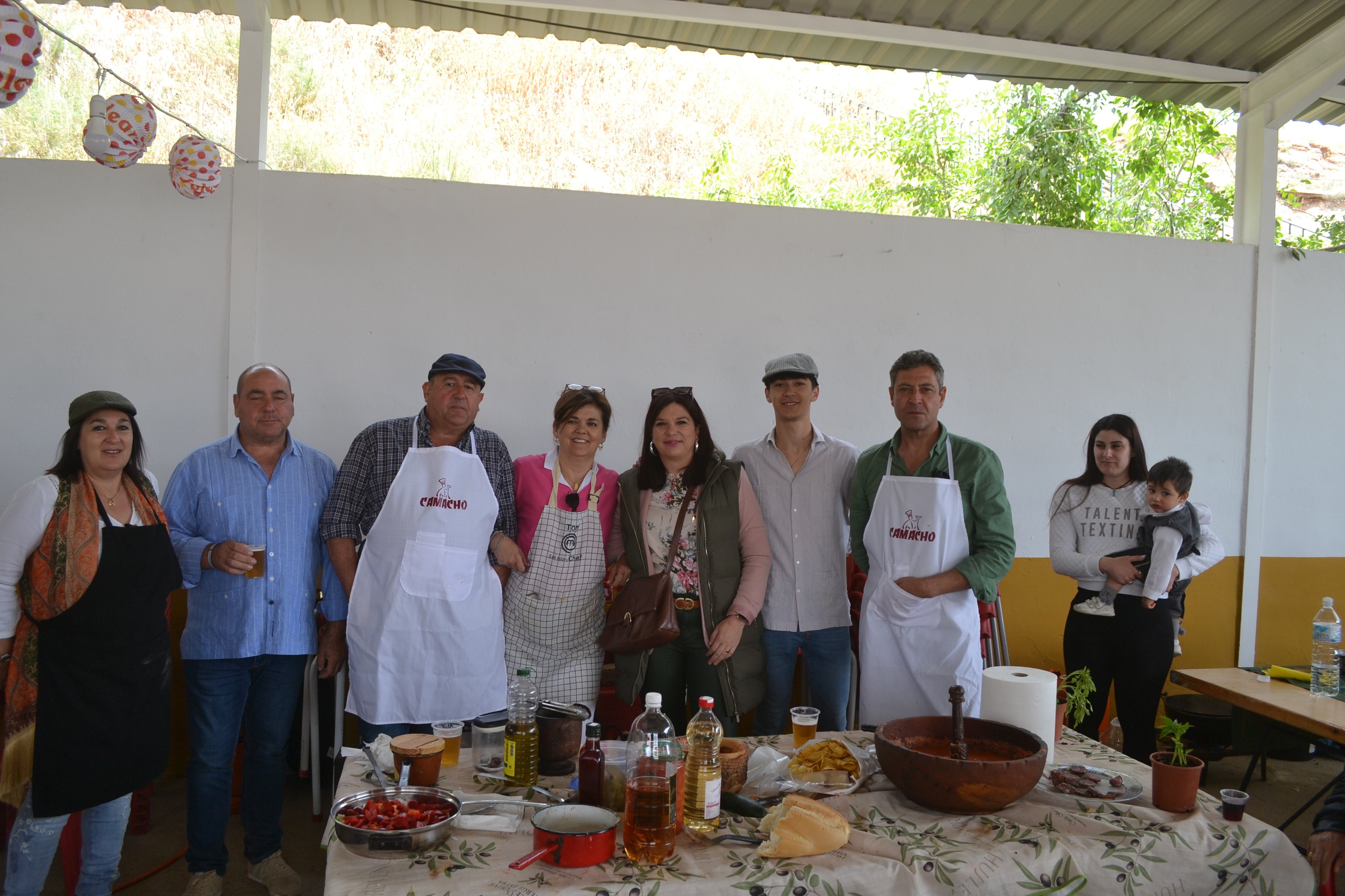 Una de las peñas participantes en ambos concursos