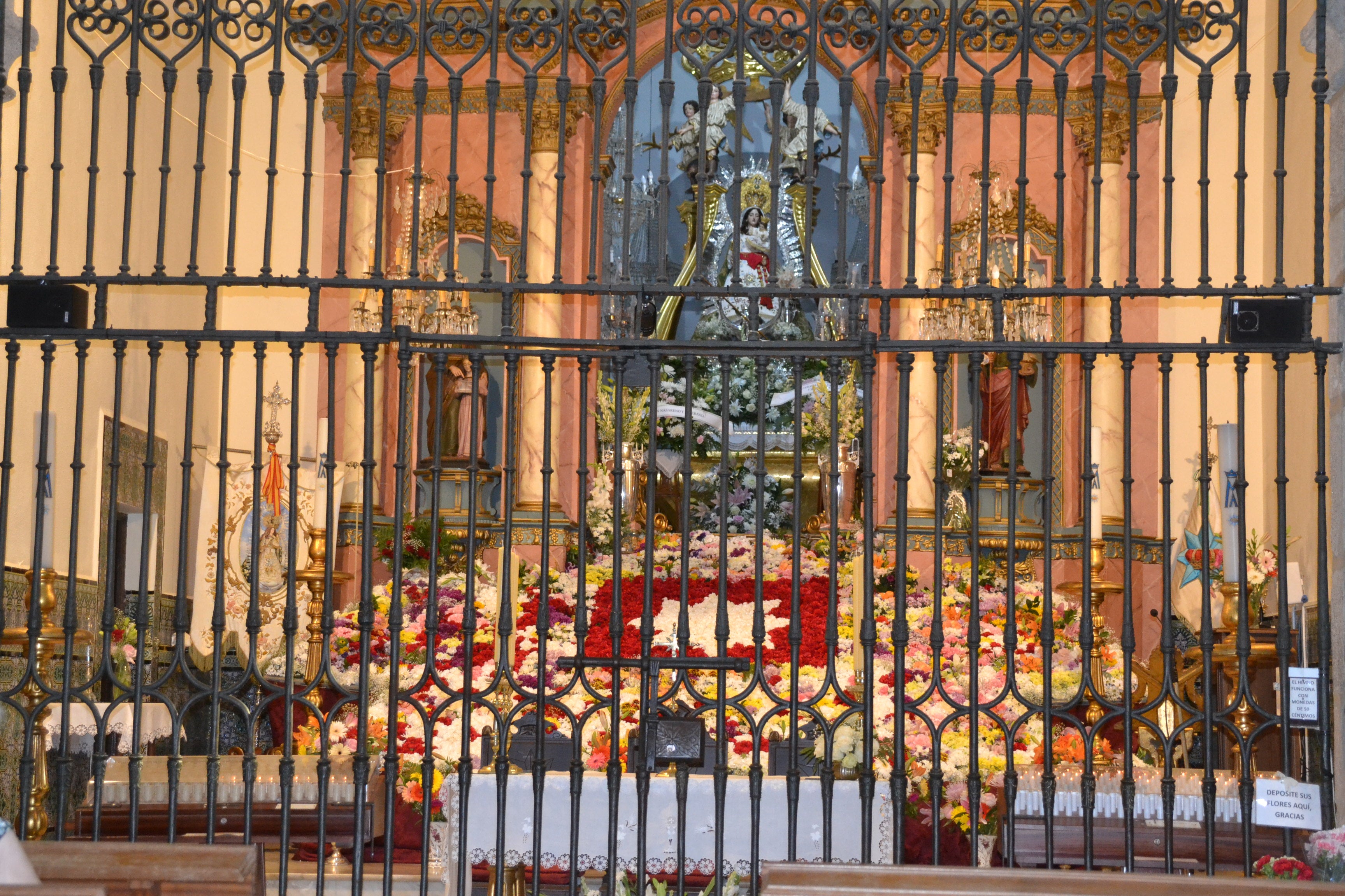 Tras la verja, la alfombra