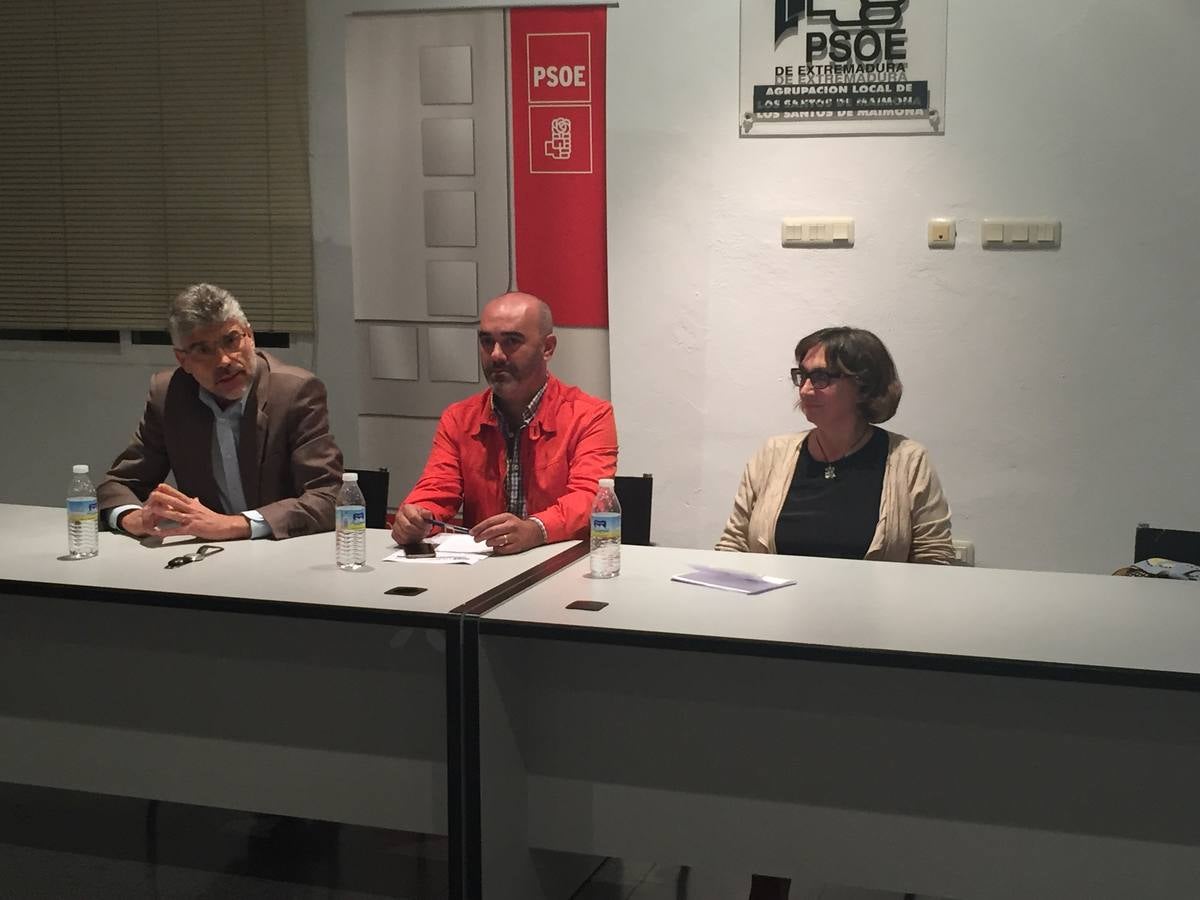 Más de 900.000 euros llegarán a Los Santos de la Junta y Diputación repartidas en diferentes partidas presupuestarias y con distintos fines