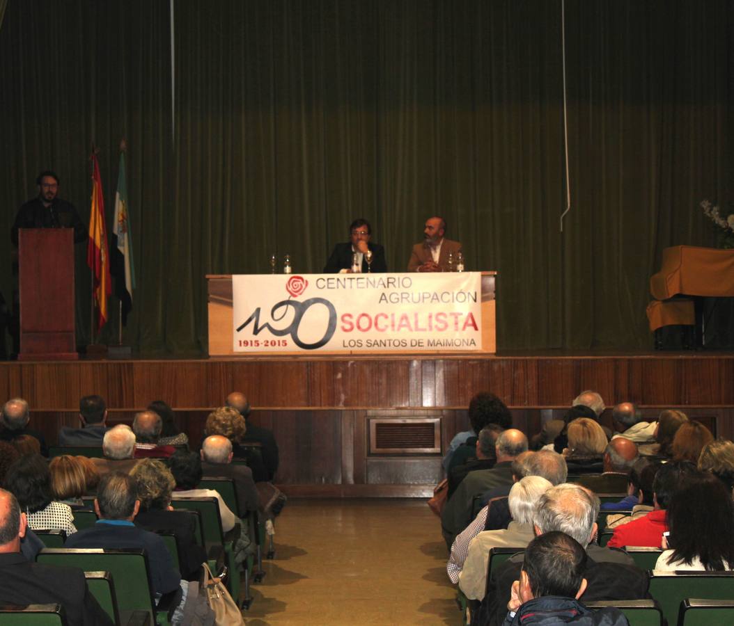 Clausura de las jornadas del centenario organizadas el pasado mes de noviembre
